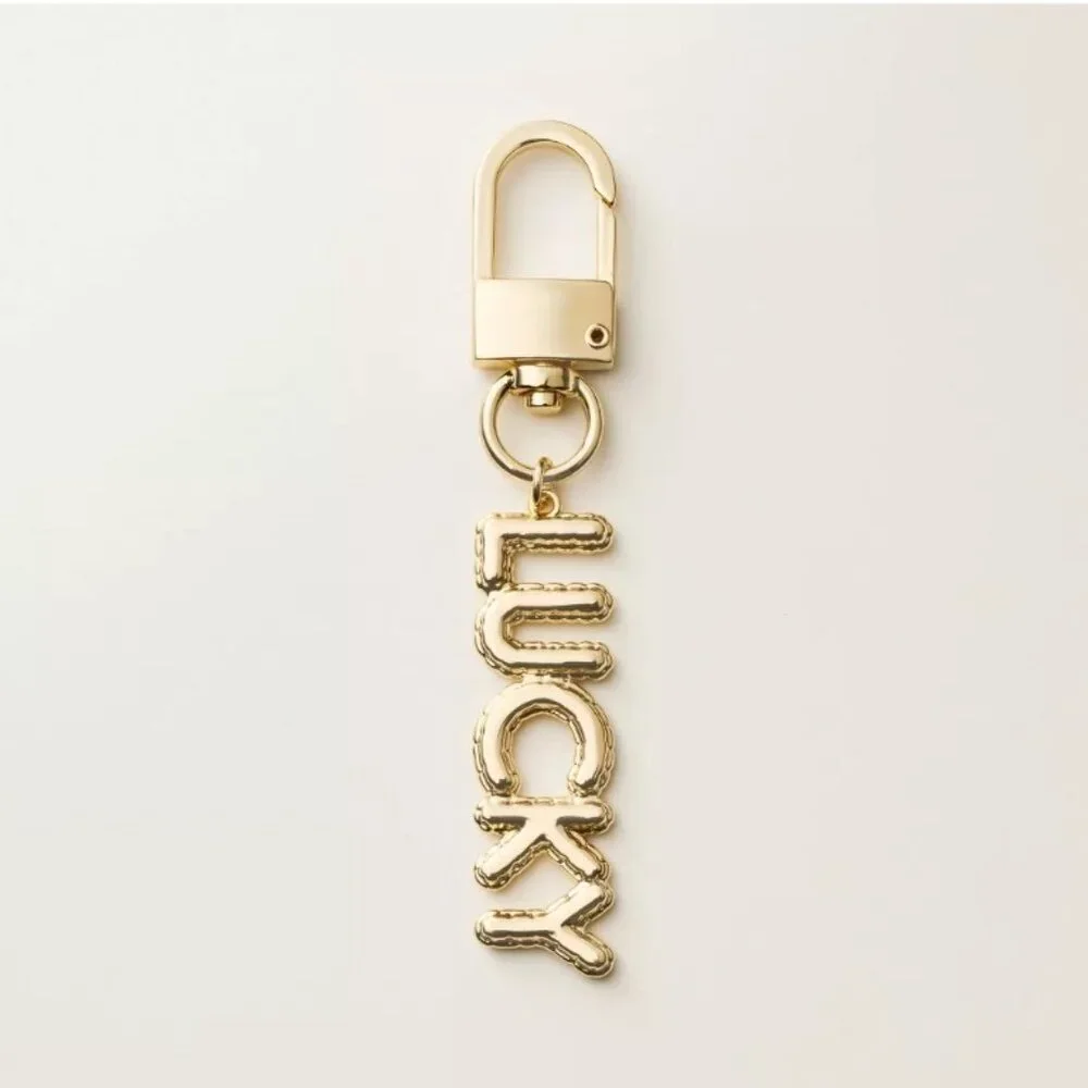 NWT Lucky Bag Charm Keychain - kate spade new york x Target Gold